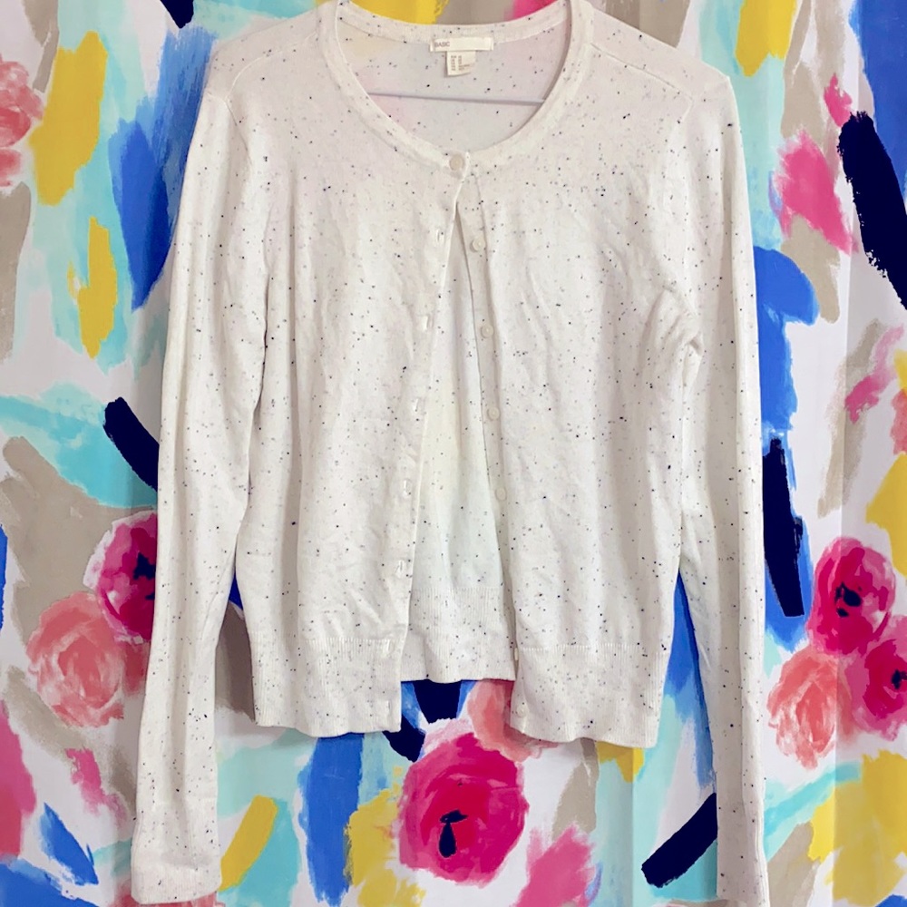 White Cardigan